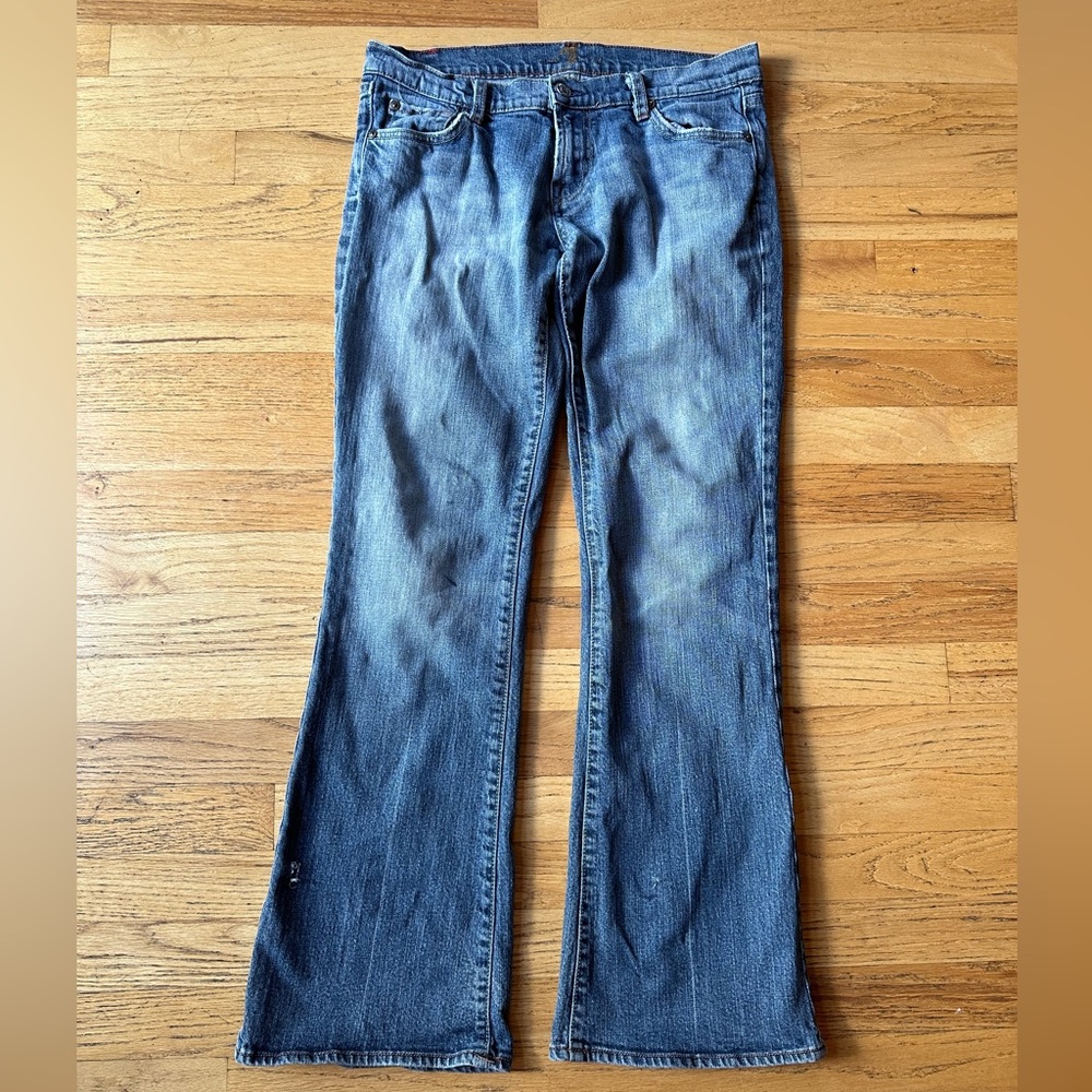 7 For All Mankind boot cut denim jeans